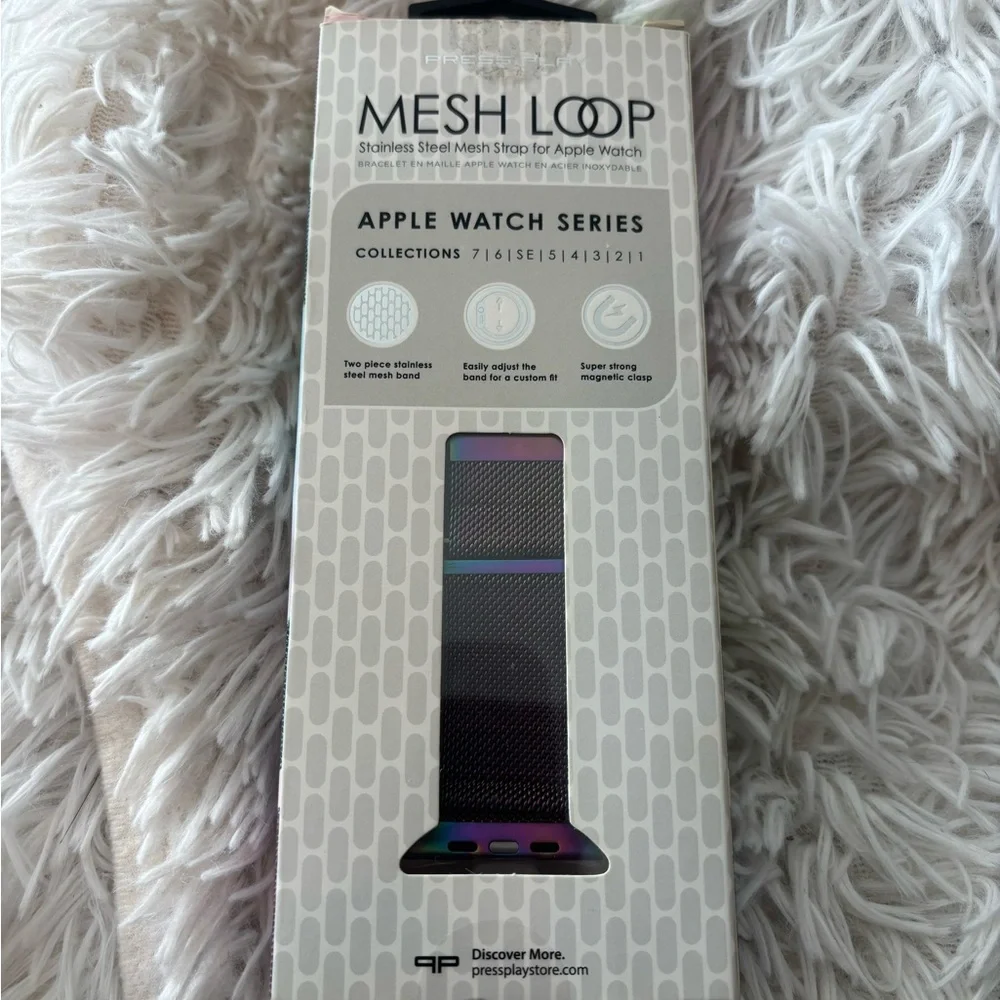 Mesh Loop Stainless Steel Milanese Band for Apple Watch - Iridescent